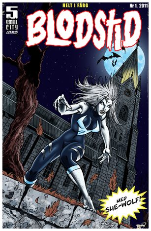 Blodstid Comic Book Cover